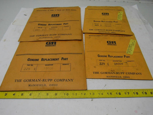 G-R Gorman Rupp 229G 18000 17 Gaskets & 20 Shims 37 PCS Total NOS