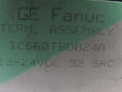 Fanuc IC660TBD024A Terminal Block Assembly 12/24VDC 32 SRC