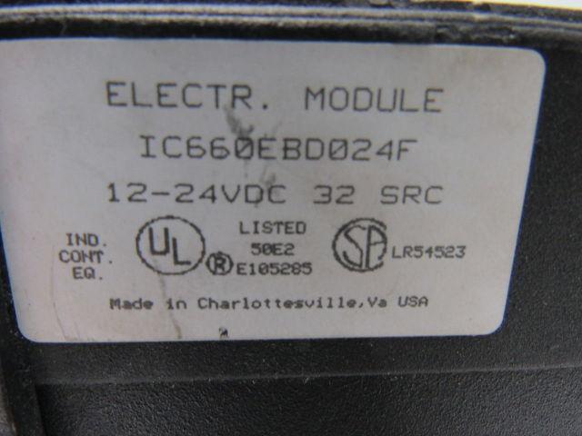 GE Fanuc IC660EBD024F Electronic Module 12-24VDC 32 SRC