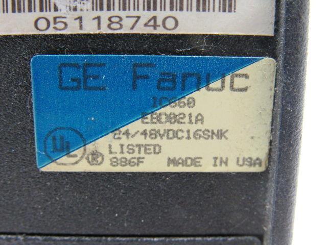 GE Fanuc IC660EBD021A Electronic Module 24-48VDC 16 SNK