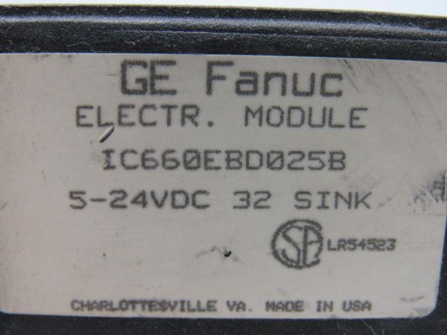 GE Fanuc IC660EBD025B Electronic Module 5-24VDC 32 SNK