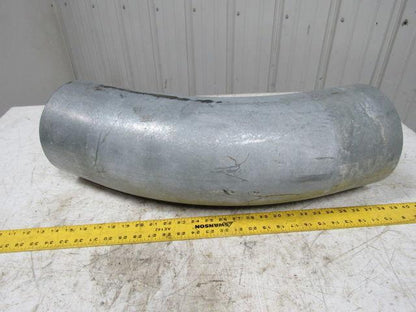 8" Galvanized Industrial Vacuum Pneumatic Conveying Pipe 45 Degree Bend