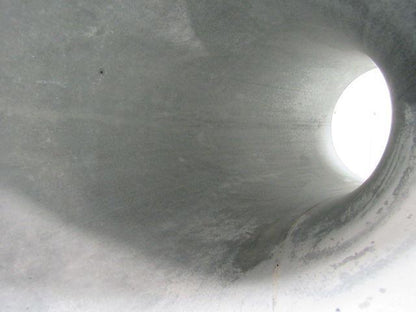 8" Galvanized Industrial Vacuum Pneumatic Conveying Pipe 45 Degree Bend
