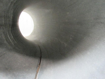 8" Galvanized Industrial Vacuum Pneumatic Conveying Pipe 45 Degree Bend