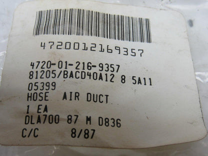 Boeing BACD40A12-8-5A11 Air Duct Hose 3" ID X 4.5" OAL 4720-01-216-9357