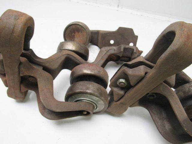 Jervis Webb 6968  Rivetless Chain Conveyor Trolley X-678 Size Lot Of 2 + Extras