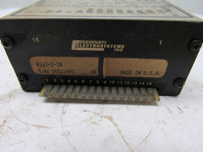 Cincinnati Electrosystems 4161-2-24 7 Segment Display