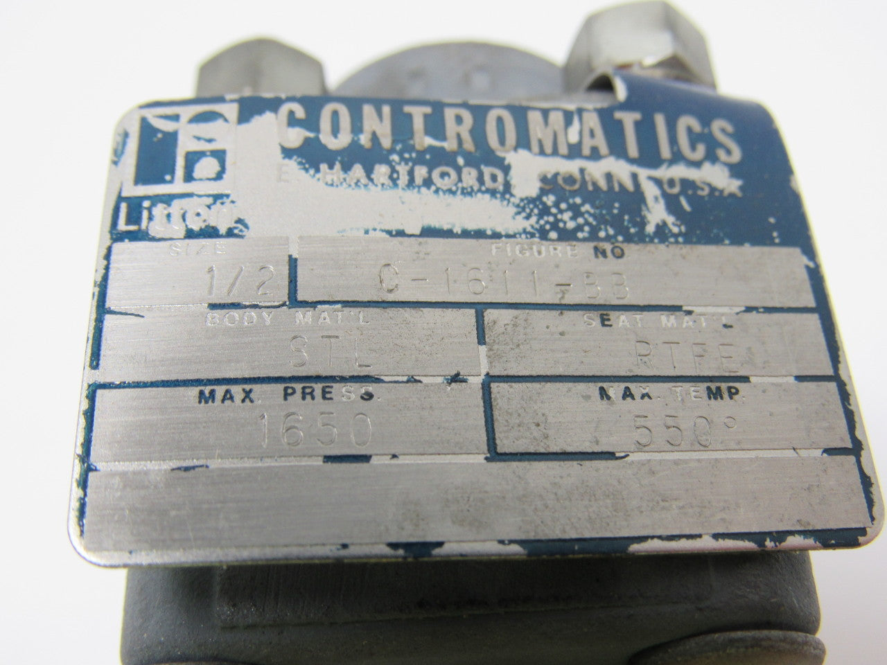 Contromatics C-1611-BB 298-00-95 PC 8 & 9 3 Piece 4 Bolt Ball Valve Parts Kit