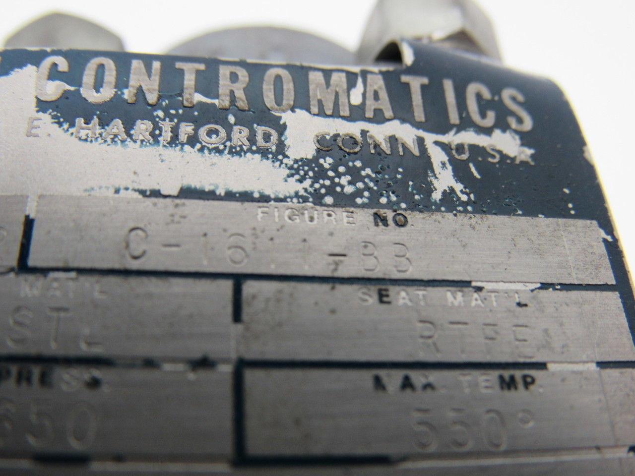 Contromatics C-1611-BB 298-00-95 PC 8 & 9 3 Piece 4 Bolt Ball Valve Parts Kit