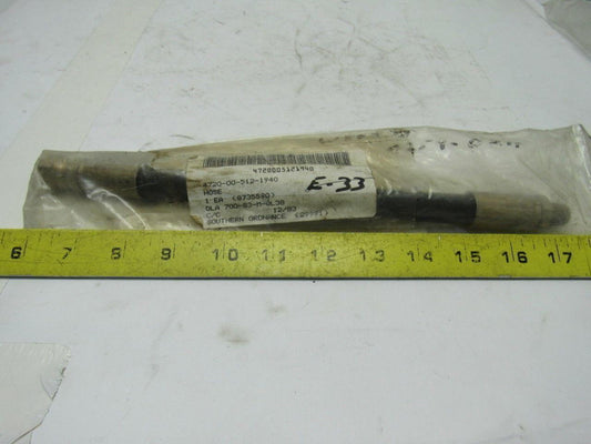 Mack Truck 4720-00-512-1940 Hose Assembly 0.312" ID 12" Length