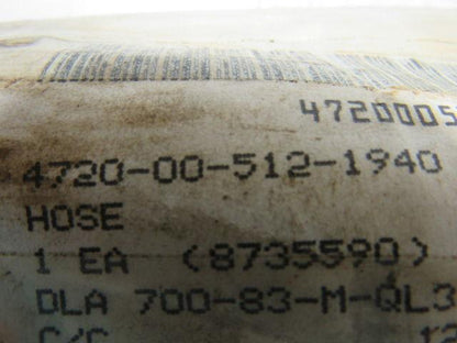 Mack Truck 4720-00-512-1940 Hose Assembly 0.312" ID 12" Length