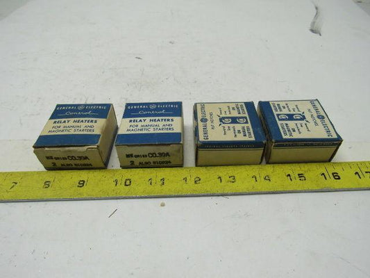 GE Fanuc CR123 CO.39N Thermal Overload Heating Element 4 Boxes Of 2