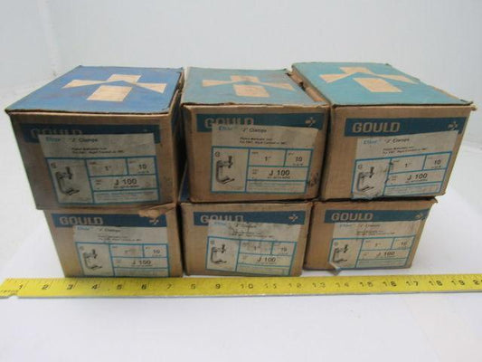 GOULD J 100 1" Plated Malleable Iron "J" Clamps For EMT,Rigid Conduit & IMC