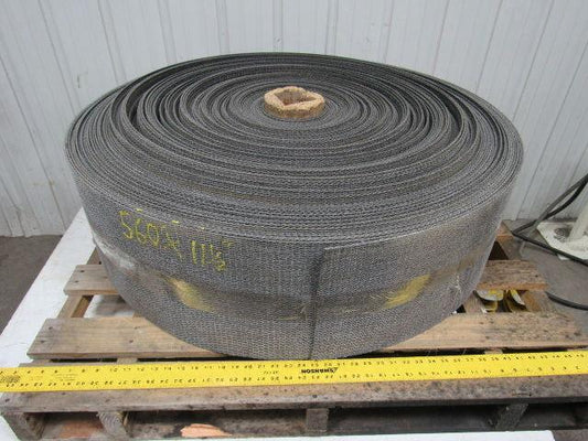 1 ply friction coated woven black conveyor belt 560'x11-1/2"x 0.174"