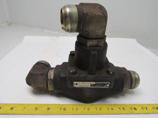 Ingersoll-Rand 39478193 Air Compressor Thermo Control Valve  With 1-7/8"-12 JIC