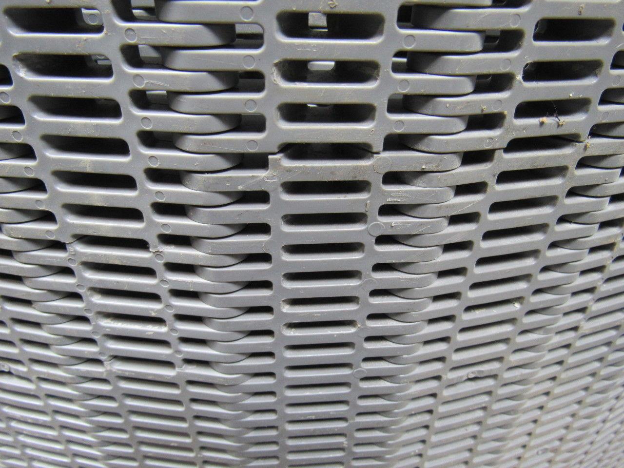 Intralox 400FG Flush Grid Conveyor Belt 2" Pitch 19-11/16"x 55' 17% Open Area