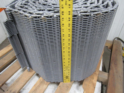 Intralox 400FG Flush Grid Conveyor Belt 2" Pitch 19-11/16"x 55' 17% Open Area