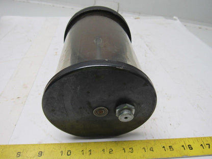 Remote Mount Gravity Feed Acrylic lubrication Reservoir 3-7/8" ID X 6-3/8" OAL