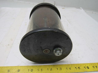 Remote Mount Gravity Feed Acrylic lubrication Reservoir 3-7/8" ID X 6-3/8" OAL