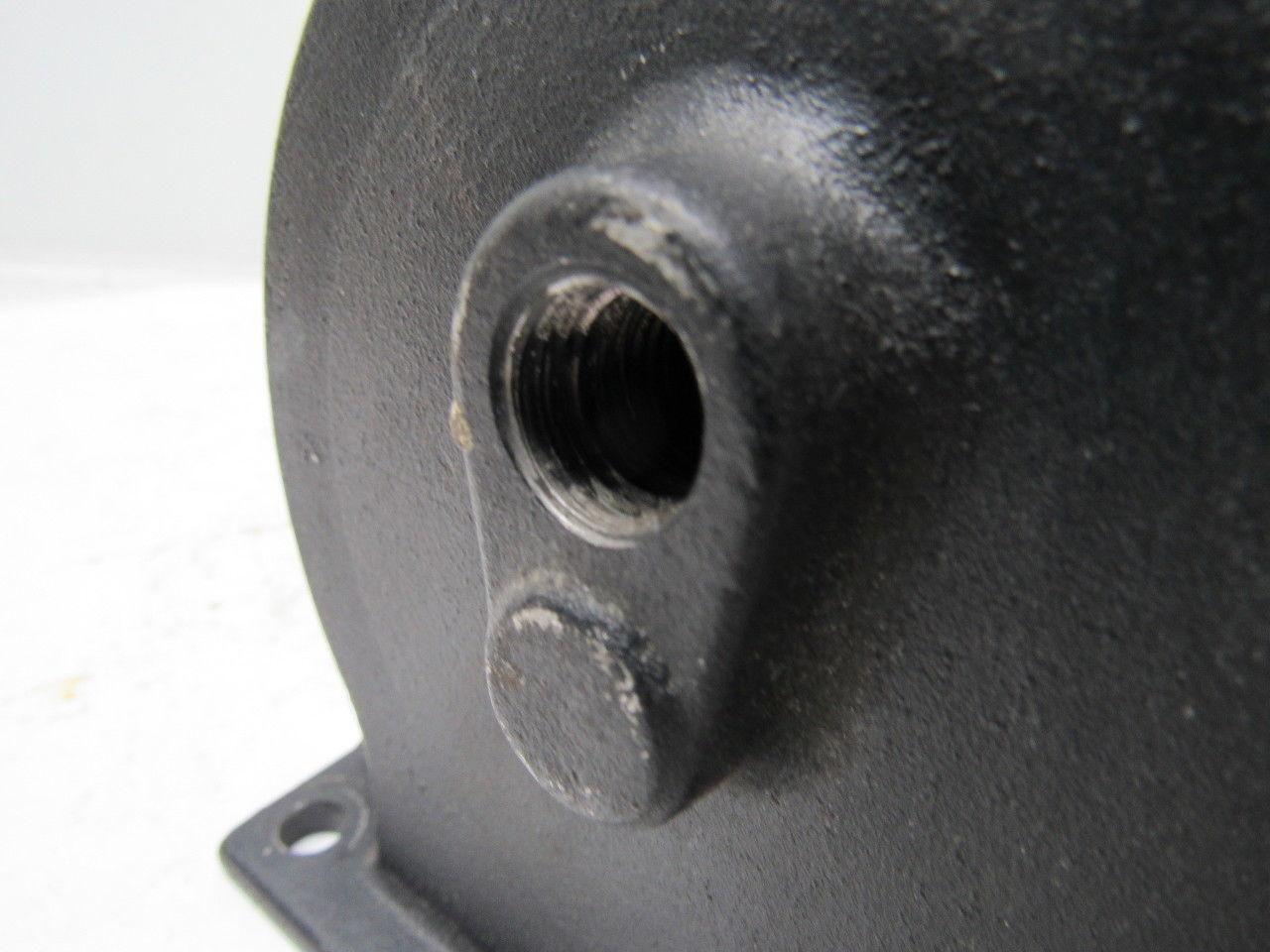 Remote Mount Gravity Feed Acrylic lubrication Reservoir 3-7/8" ID X 6-3/8" OAL