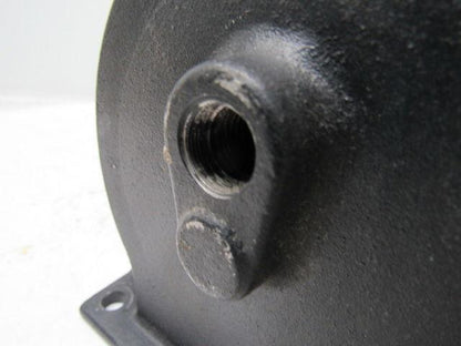 Remote Mount Gravity Feed Acrylic lubrication Reservoir 3-7/8" ID X 6-3/8" OAL