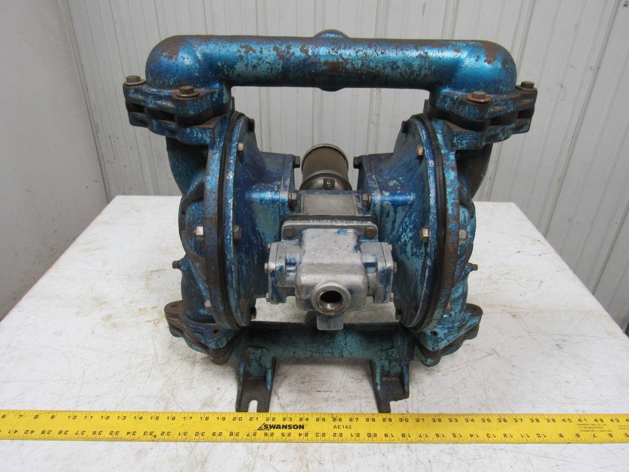 SANDPIPER EB1-1/2-M Type TB1-1 Air Operated Dual Diaphragm Pump 1 1/2"