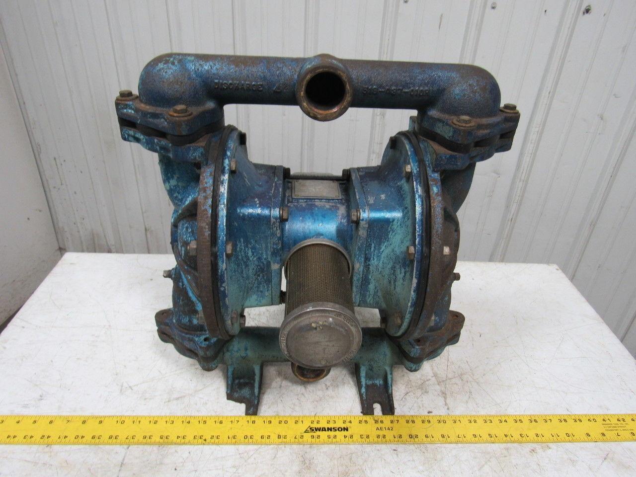 SANDPIPER EB1-1/2-M Type TB1-1 Air Operated Dual Diaphragm Pump 1 1/2"