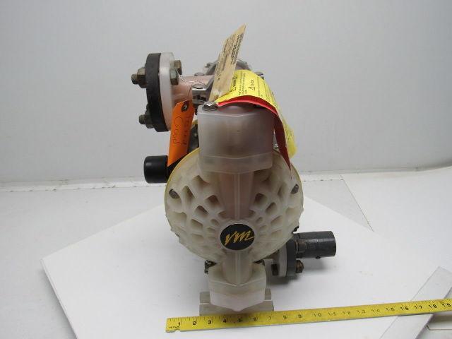 VERSA-MATIC PUMP E1PA6X669A 1" Air Operated Dual Diaphragm Pump PolyPro/Aluminum