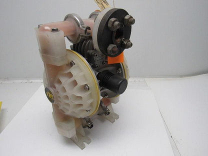 VERSA-MATIC PUMP E1PA6X669A 1" Air Operated Dual Diaphragm Pump PolyPro/Aluminum