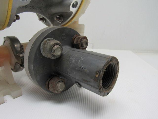 VERSA-MATIC PUMP E1PA6X669A 1" Air Operated Dual Diaphragm Pump PolyPro/Aluminum