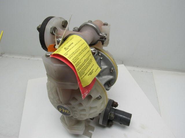 VERSA-MATIC PUMP E1PA6X669A 1" Air Operated Dual Diaphragm Pump PolyPro/Aluminum