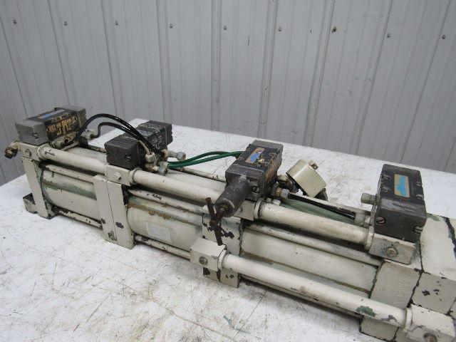 Miller Fluid A50T Booster Power Tandem Unit 150 PSI 5" Bore 6" Stroke