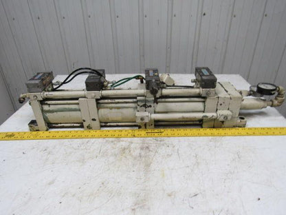 Miller Fluid A50T Booster Power Tandem Unit 150 PSI 5" Bore 6" Stroke