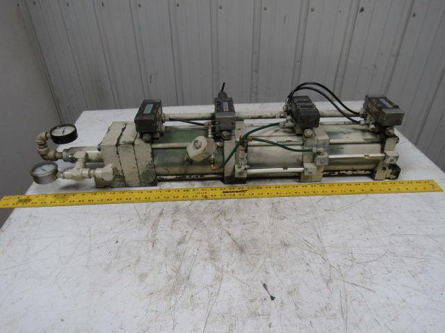 Miller Fluid A50T Booster Power Tandem Unit 150 PSI 5" Bore 6" Stroke