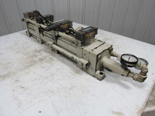 Miller Fluid A50T Booster Power Tandem Unit 150 PSI 5" Bore 6" Stroke