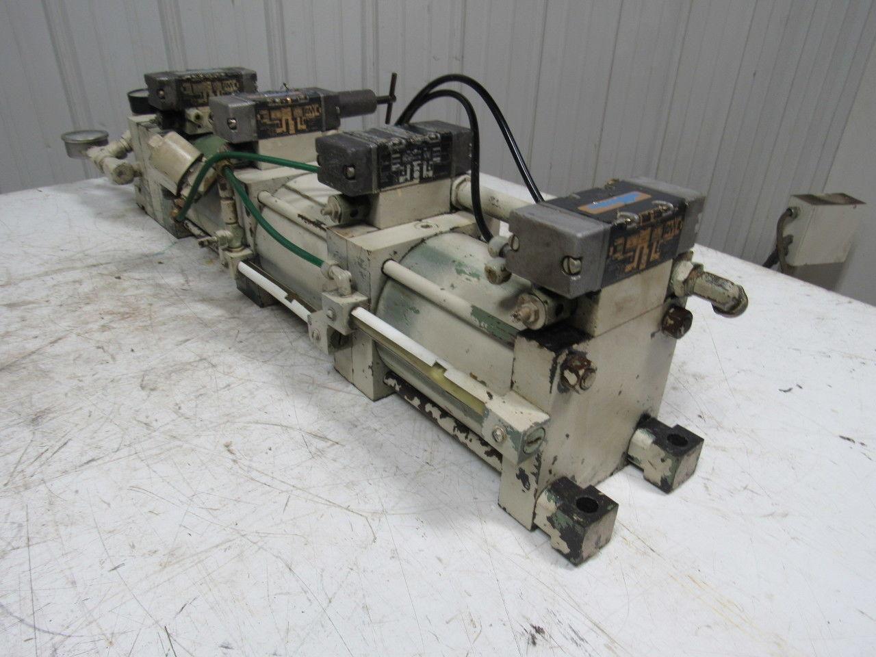 Miller Fluid A50T Booster Power Tandem Unit 150 PSI 5" Bore 6" Stroke