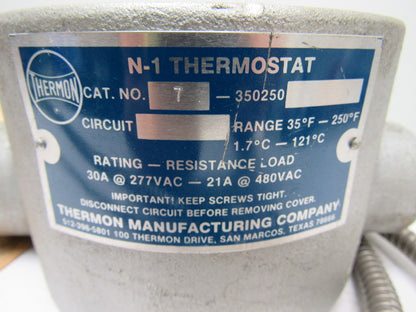 THERMON N-1 Thermostat Temperature Control In Explosion Proof Box