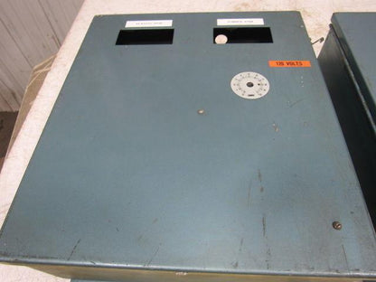 16"x14"x6" Electrical Box Enclosure Panel W/ Back Plate. Wall Mount Lot/2