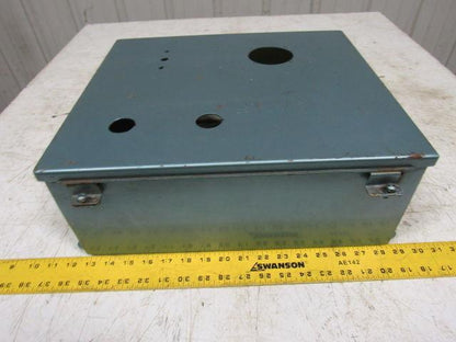 16"x14"x6" Electrical Box Enclosure Panel W/ Back Plate. Wall Mount Lot/2
