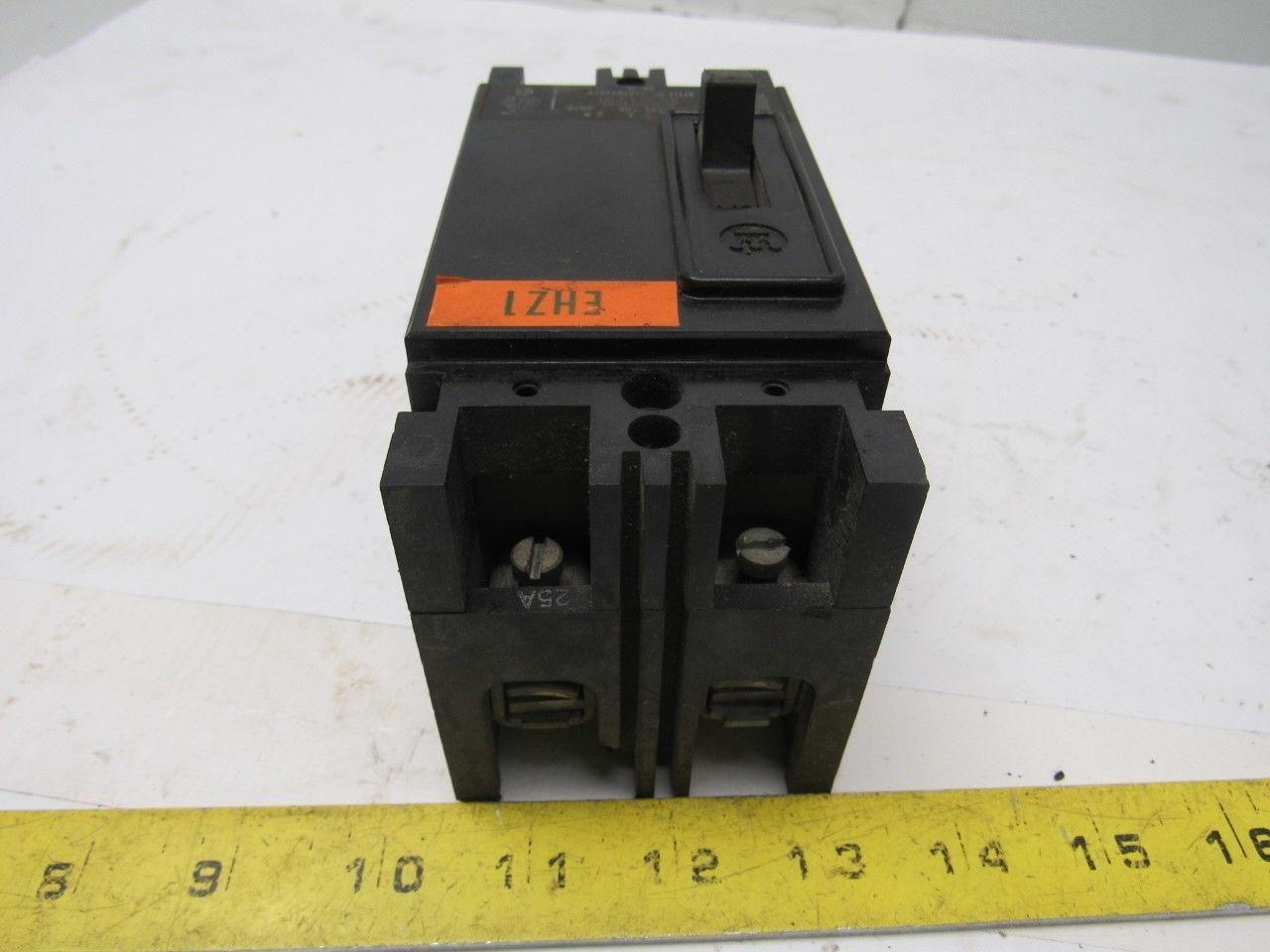 Westinghouse EHB2025 25 Amp 2 Pole 480V Molded Case Circuit Breaker