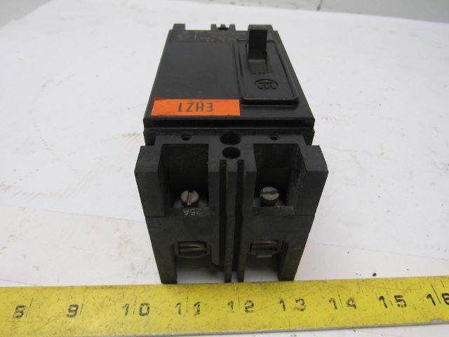 Westinghouse EHB2025 25 Amp 2 Pole 480V Molded Case Circuit Breaker