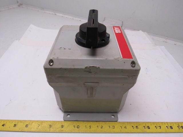 ABB Control Inc NF25P-3P02A10 Enclosed Disconnect Switch 600V 16A 3 Pole