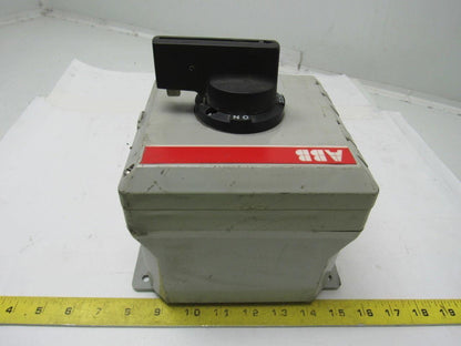 ABB Control Inc NF25P-3P02A10 Enclosed Disconnect Switch 600V 16A 3 Pole