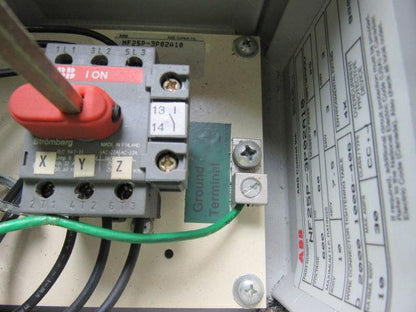 ABB Control Inc NF25P-3P02A10 Enclosed Disconnect Switch 600V 16A 3 Pole