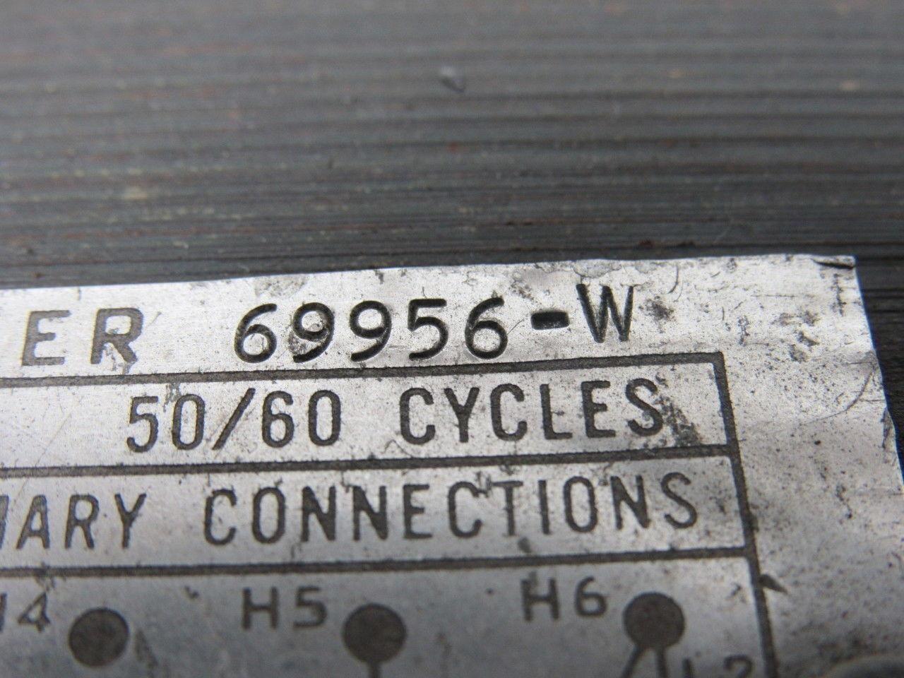 Reliance Electric  69956-W Single Phase Transformer 207/504V TR8600