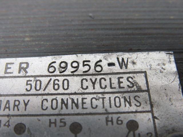 Reliance Electric  69956-W Single Phase Transformer 207/504V TR8600