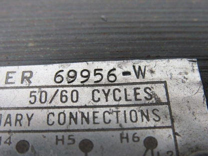 Reliance Electric  69956-W Single Phase Transformer 207/504V TR8600