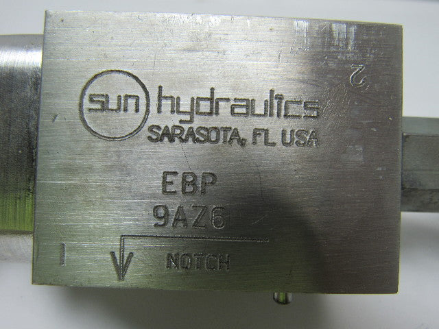 Sun Hydraulics EBP Sandwich Body Aluminum Hydraulic Manifold W/0-1500 Bar Gauge