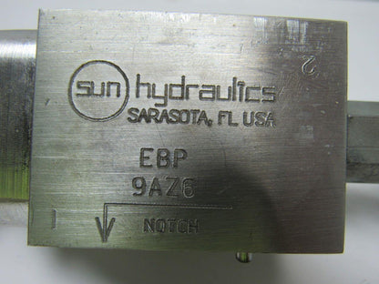 Sun Hydraulics EBP Sandwich Body Aluminum Hydraulic Manifold W/0-1500 Bar Gauge