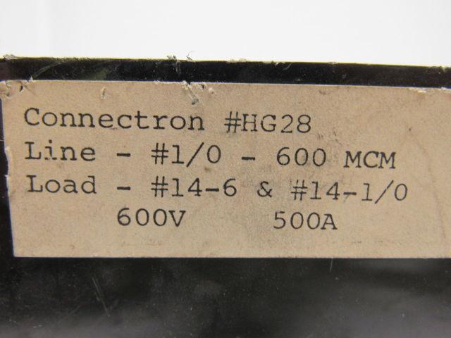 Connectron HG28 Ground Bar Power Block